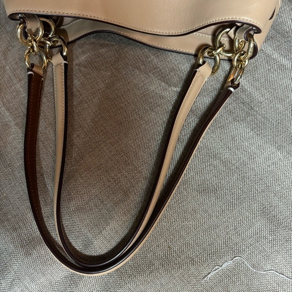 🔥 SALE! COACH F27575 Lexy Shoulder Bag Tan Cream - Picture 13 of 16